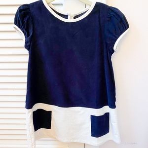 Bella Bliss Color Block Cord Dress - 2T EUC